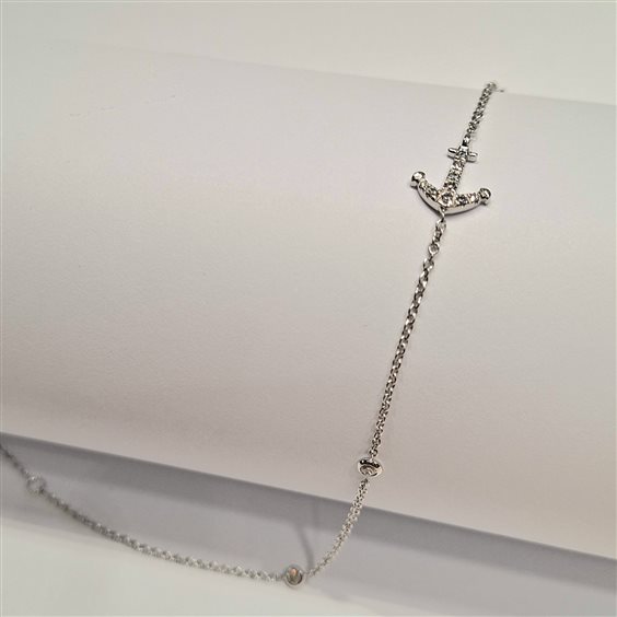 Bracciale Fanton Gioielli Donna BRACCIALI ORO in Oro bianco Cubic Zirconia CP199_52 - CP199_52